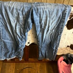 Wide leg baggy flare short